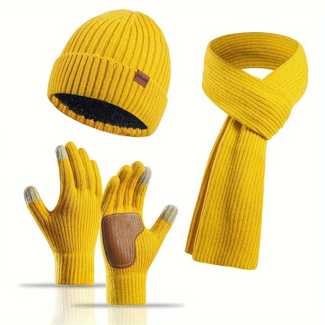 Cozy Knitted Winter Set - 3 Pieces for Warmth