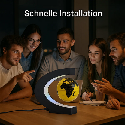 LED World Globe with Magnetic Suspension – Floating Globe Lamp