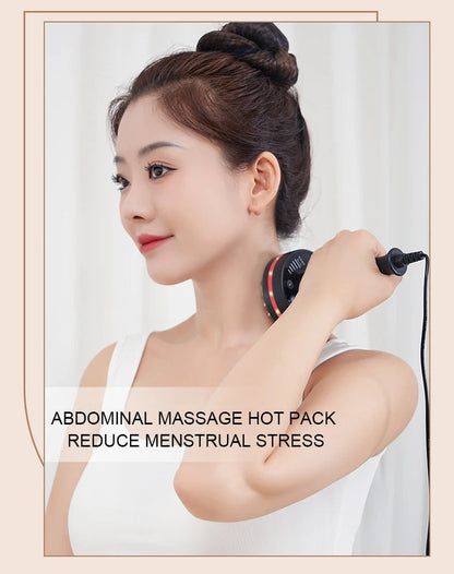Heat-Enabled Electric Gua Sha Massager | Microcurrent Massage Brush for Back, Arms, Legs & Muscle Relief