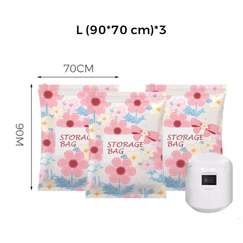 SpaceSaver Vacuum Storage Bags for Clothes & Bedding | Airtight, Reusable & Compact for Home & Travel