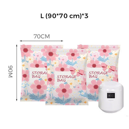 SpaceSaver Vacuum Storage Bags for Clothes & Bedding | Airtight, Reusable & Compact for Home & Travel