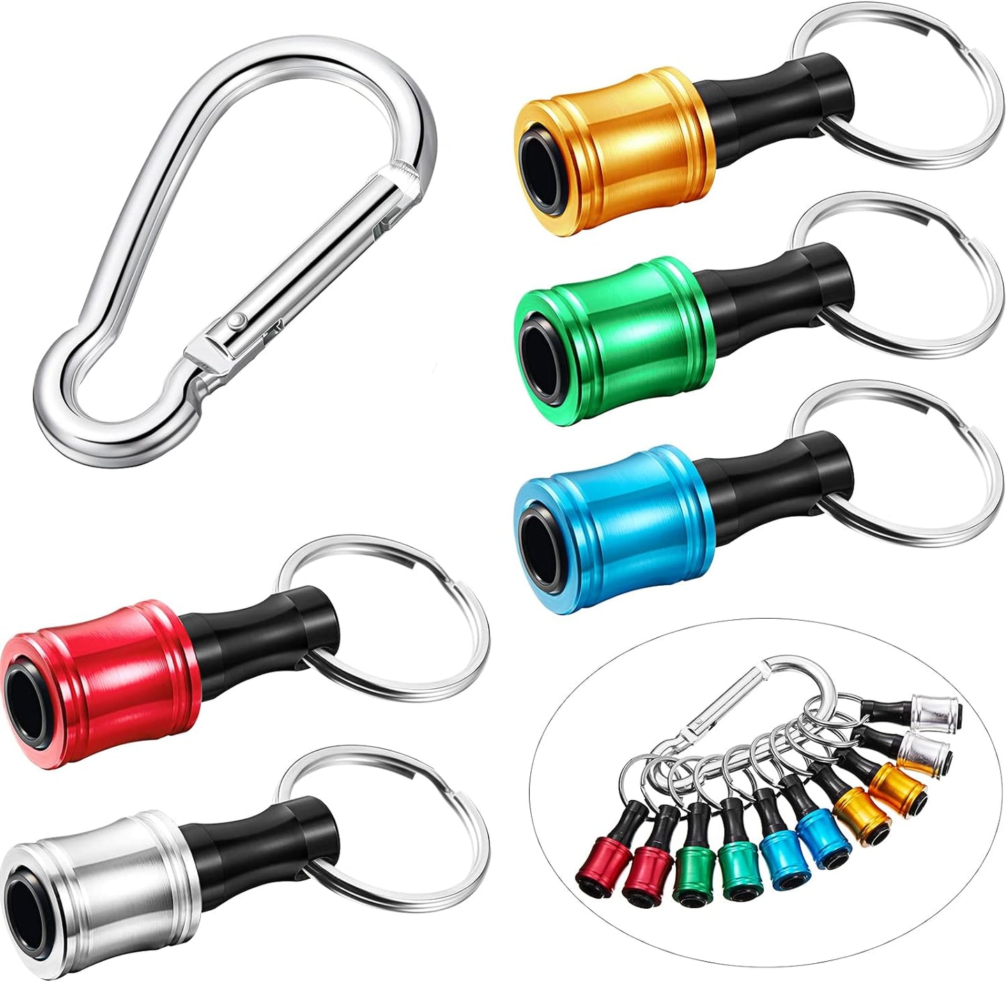 Hex Screwdriver Head Holder with 1/4" Hiking Buckle