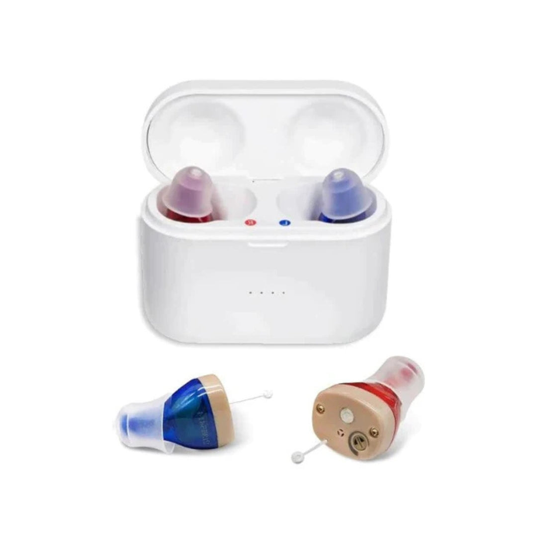Hearing Enhancer with Rechargeable Battery and Clear Audio Quality