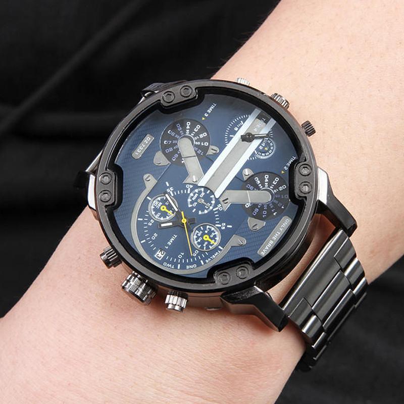 Stainless Steel Quartz Chronograph Timepiece