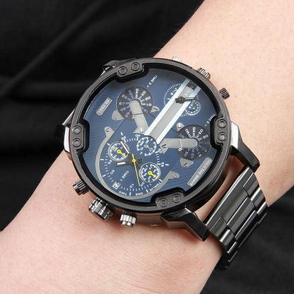 Stainless Steel Quartz Chronograph Timepiece