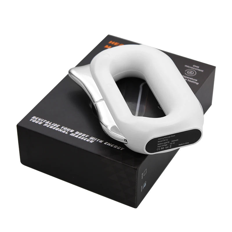 Electric Muscle Scraper with Vibration, Heat, 5 Intensities & USB Charger