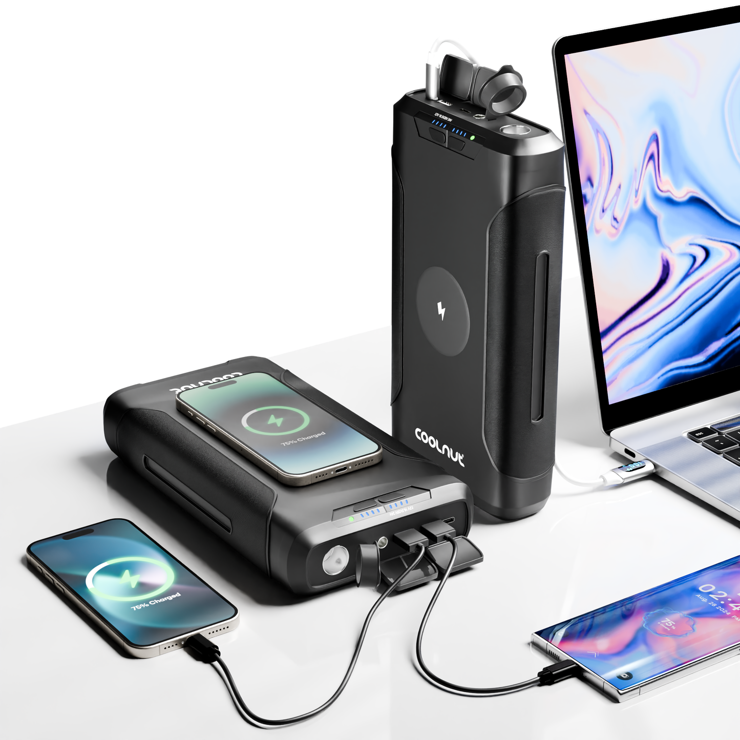 Portable Power Hub | 150W Output, 222Wh Capacity for Travel