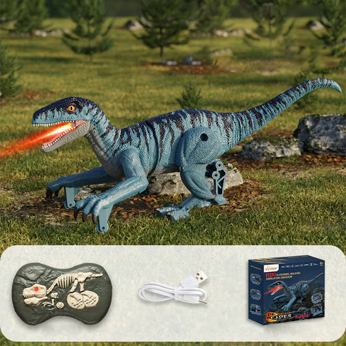 Remote-Controlled Dinosaur with Mist Spray Feature