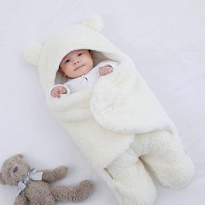 Cozy Bear Swaddle Blanket for Infants