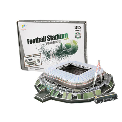 3D Football Stadium Puzzle Model