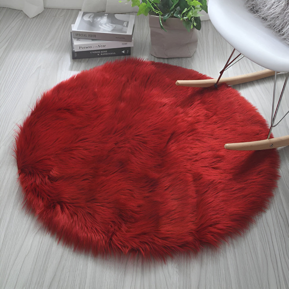 Plush Dreamscape Round Area Rug for Cozy Spaces
