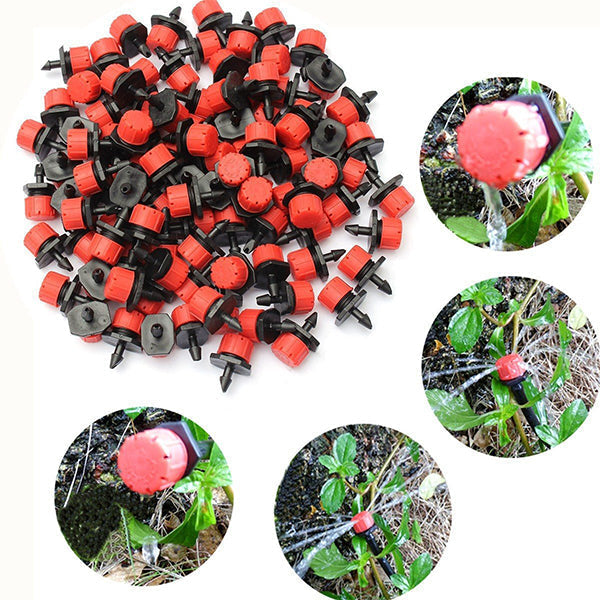 Drip Irrigation Nozzles with Adjustable Flow