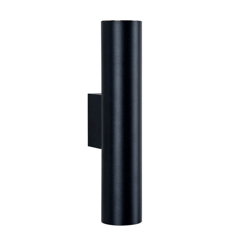 2-Light Wall Lamp in Aluminum Cylinder Design