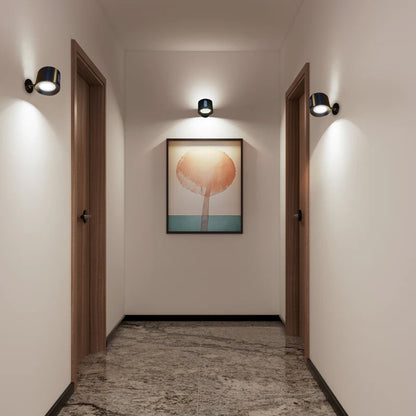 Dual-Head LED Wall Light with Touch Control