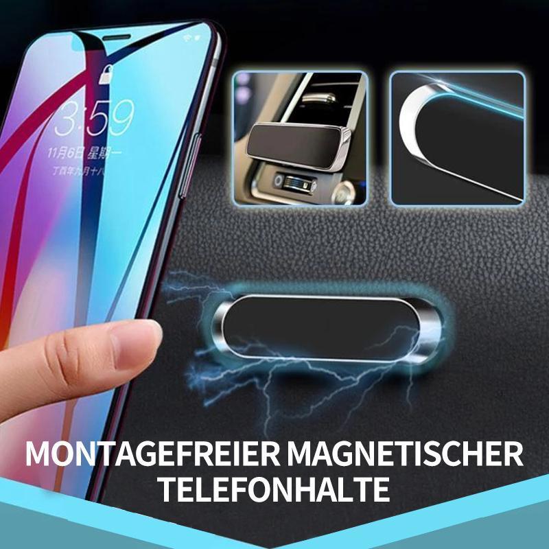 Compact 360-Degree Rotatable Magnetic Phone Holder - Strong Adhesive