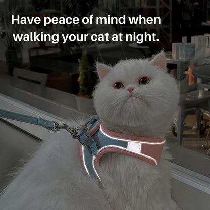 ExploreSafe Cat Harness and Leash Set