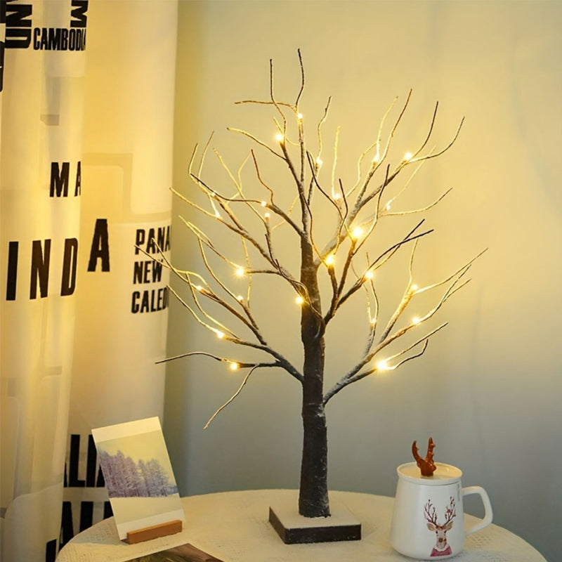 LED Decorative Tree with Red Birds – Flexible Atmospheric Light
