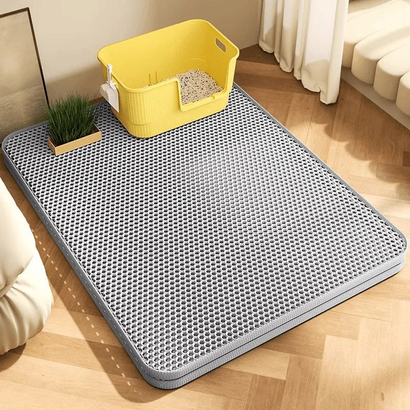 Cat Litter Mat - Double Layered EVA | Waterproof, Non-Slip & Washable