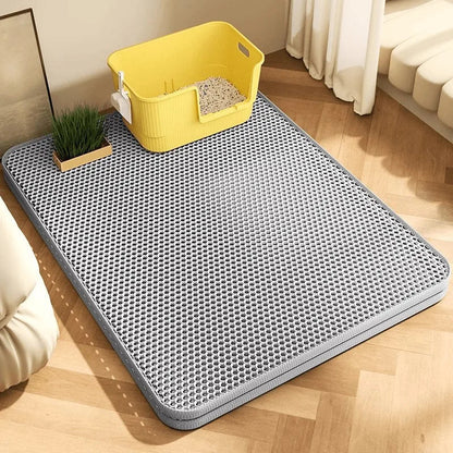 Cat Litter Mat - Double Layered EVA | Waterproof, Non-Slip & Washable
