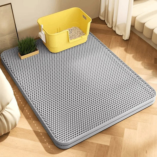 Cat Litter Mat - Double Layered EVA | Waterproof, Non-Slip & Washable