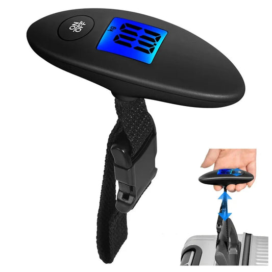Digital Luggage Scale for Travel | 40 kg / 100 g Capacity | Portable with LCD Display