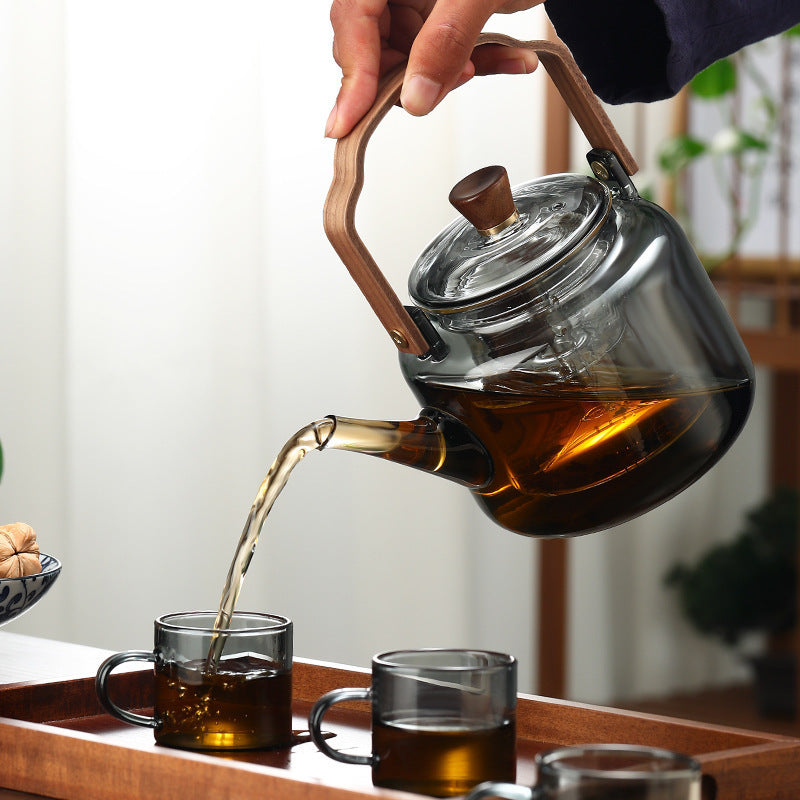 Heat Resistant Glass Teapot with Infuser