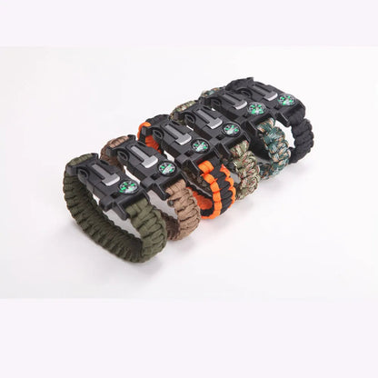15 Functions Survival Bracelet Made of Paracord