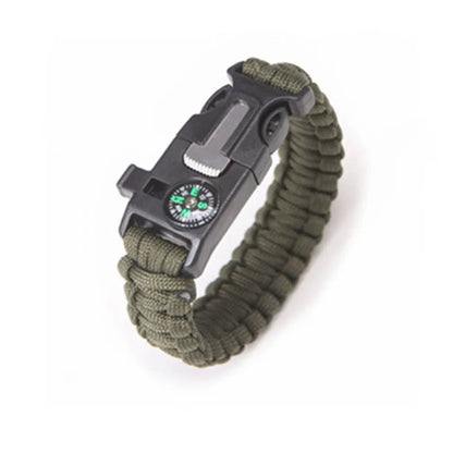 15 Functions Survival Bracelet Made of Paracord