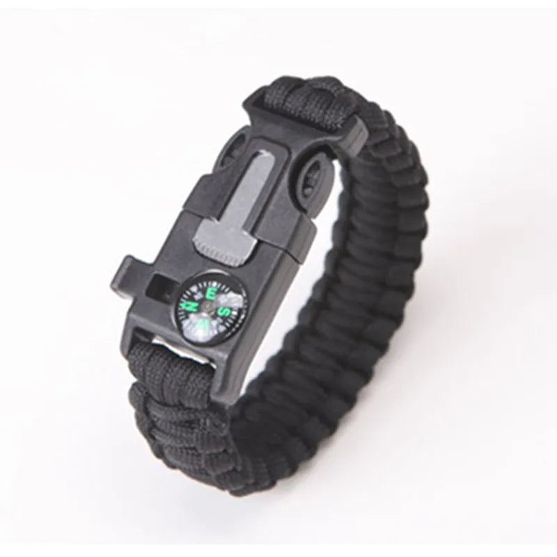 15 Functions Survival Bracelet Made of Paracord
