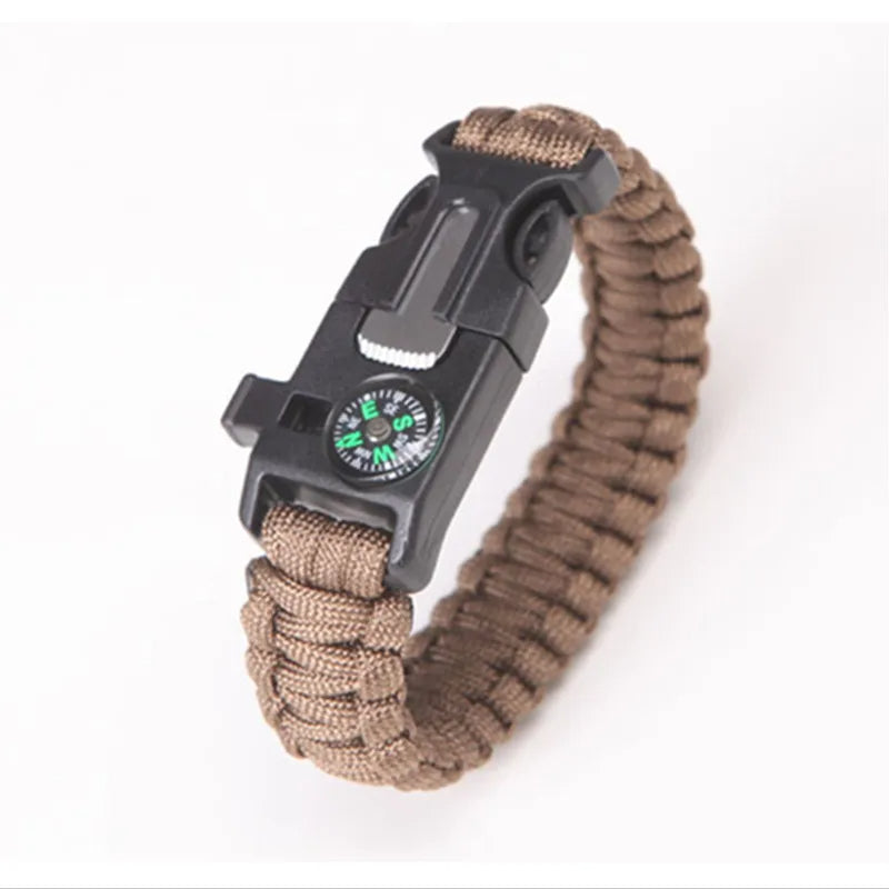 15 Functions Survival Bracelet Made of Paracord