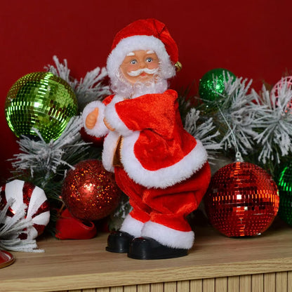 Dancing Santa Claus Holiday Decoration for Festive Home Decor – Free Shipping