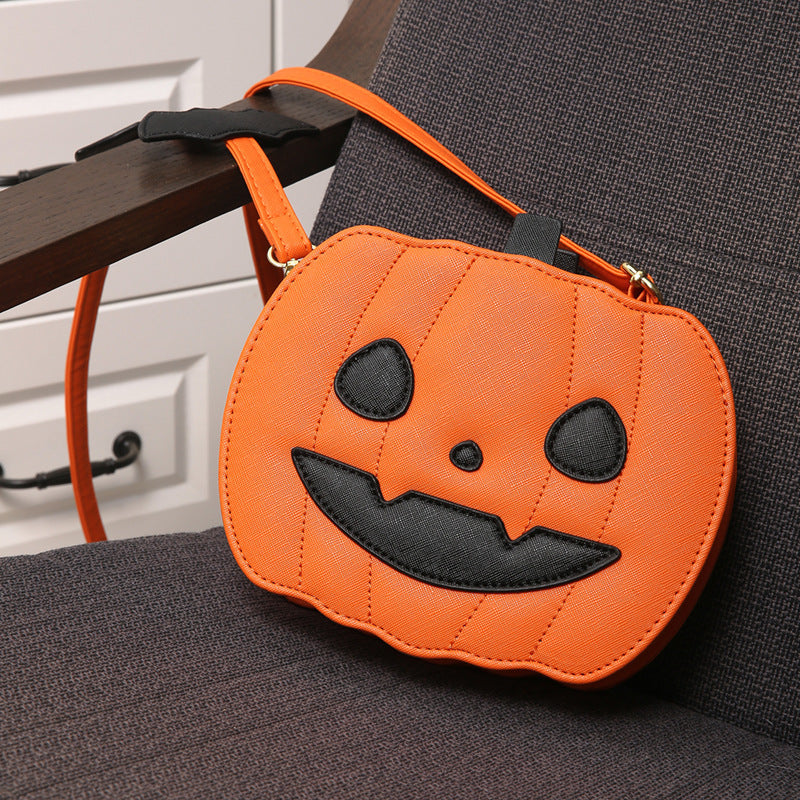 Minimalistic Halloween Shoulder Bag – Solid Color Messenger Tote
