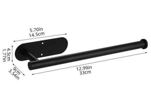Stainless Steel Kitchen Towel Holder - Under Cabinet Mount