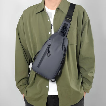 Waterproof Shoulder Bag with Theft Protection Design for Secure Style