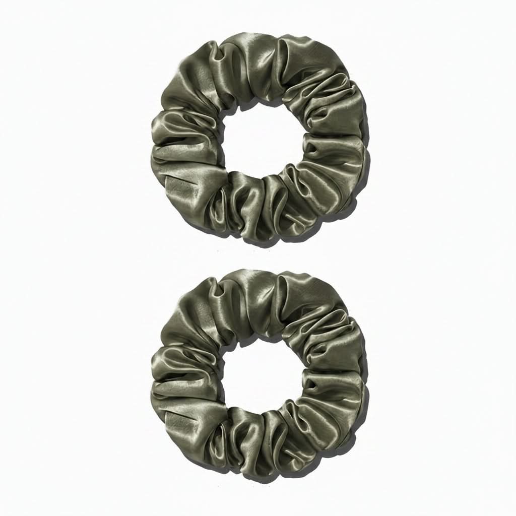 2-Pack Simple Hair Ties for Minimalist Styles