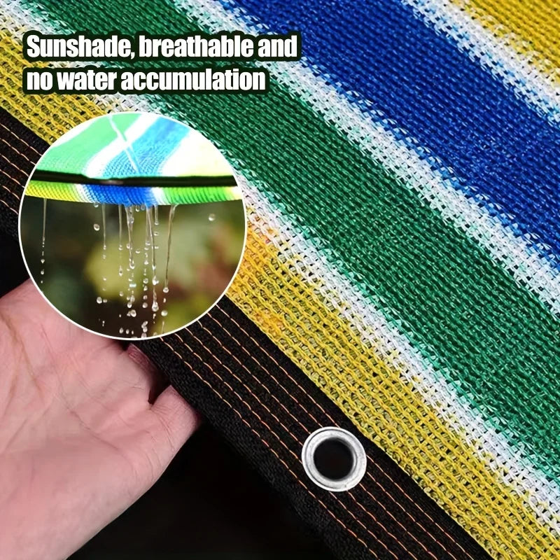 Breathable HDPE Sunshade Canopy | Cooling Shade Solution for Garden & Patio