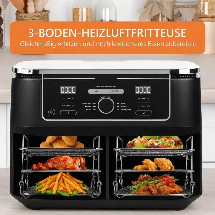 Three-Tier Rack for Faster, Crisp Layered Cooking