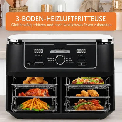 Three-Tier Rack for Faster, Crisp Layered Cooking