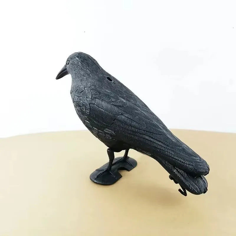 35 cm Plastic Crow Decoy | Garden and Balcony Decoration
