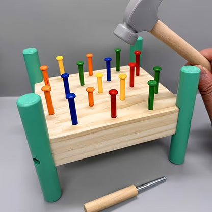 Interactive Hammer Game for Kids | Enhances Motor Skills & Coordination | Wooden Toy
