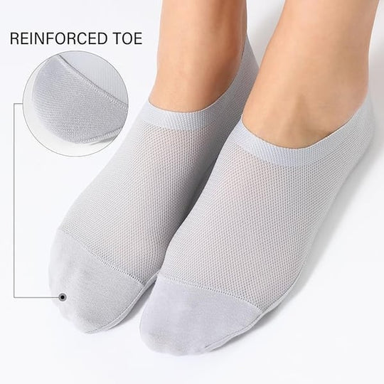 Invisible Comfort Socks - Ultra-Thin, Non-Slip Design (4 Pairs)