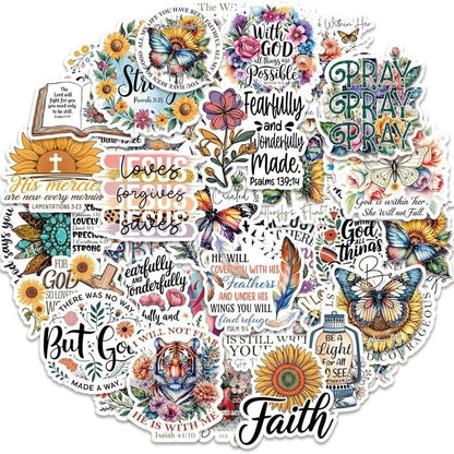 Inspirational Bible Sticker Set