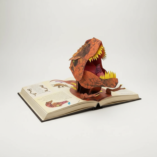 Dinosaur 3D Pop-up Book with BowLift Design