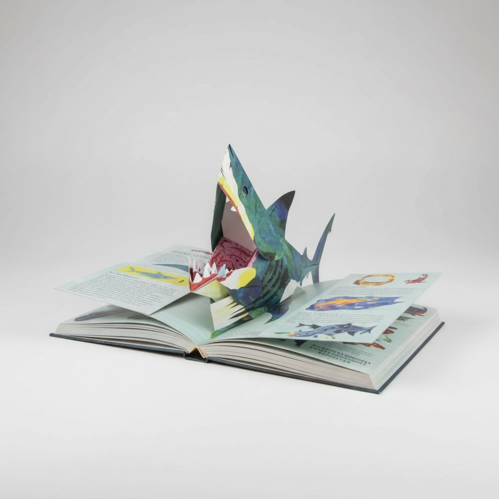 Dinosaur 3D Pop-up Book with BowLift Design