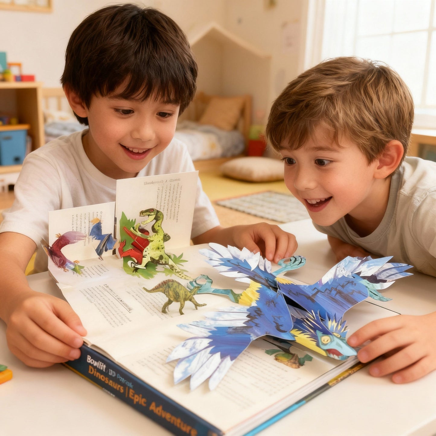 Dinosaur 3D Pop-up Book with BowLift Design