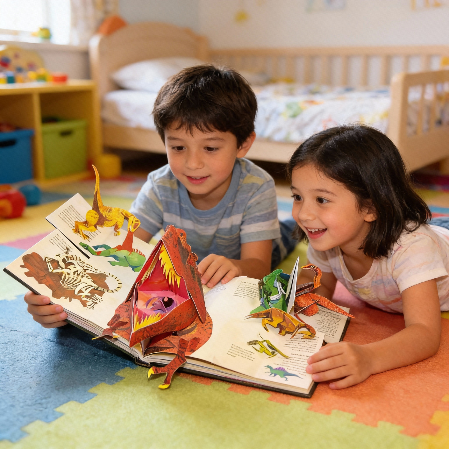 Dinosaur 3D Pop-up Book with BowLift Design