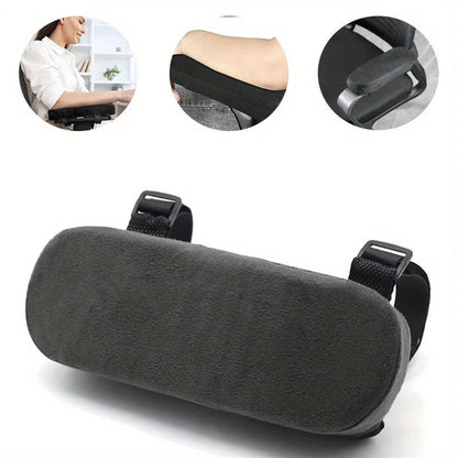 Memory Foam Elbow Support Pillow | Ergonomic Armrest Cushion with Removable Velvet Cover