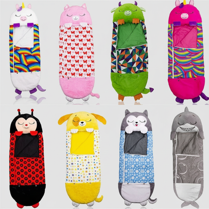 Foldable Animal-Shaped Sleeping Bag for Kids
