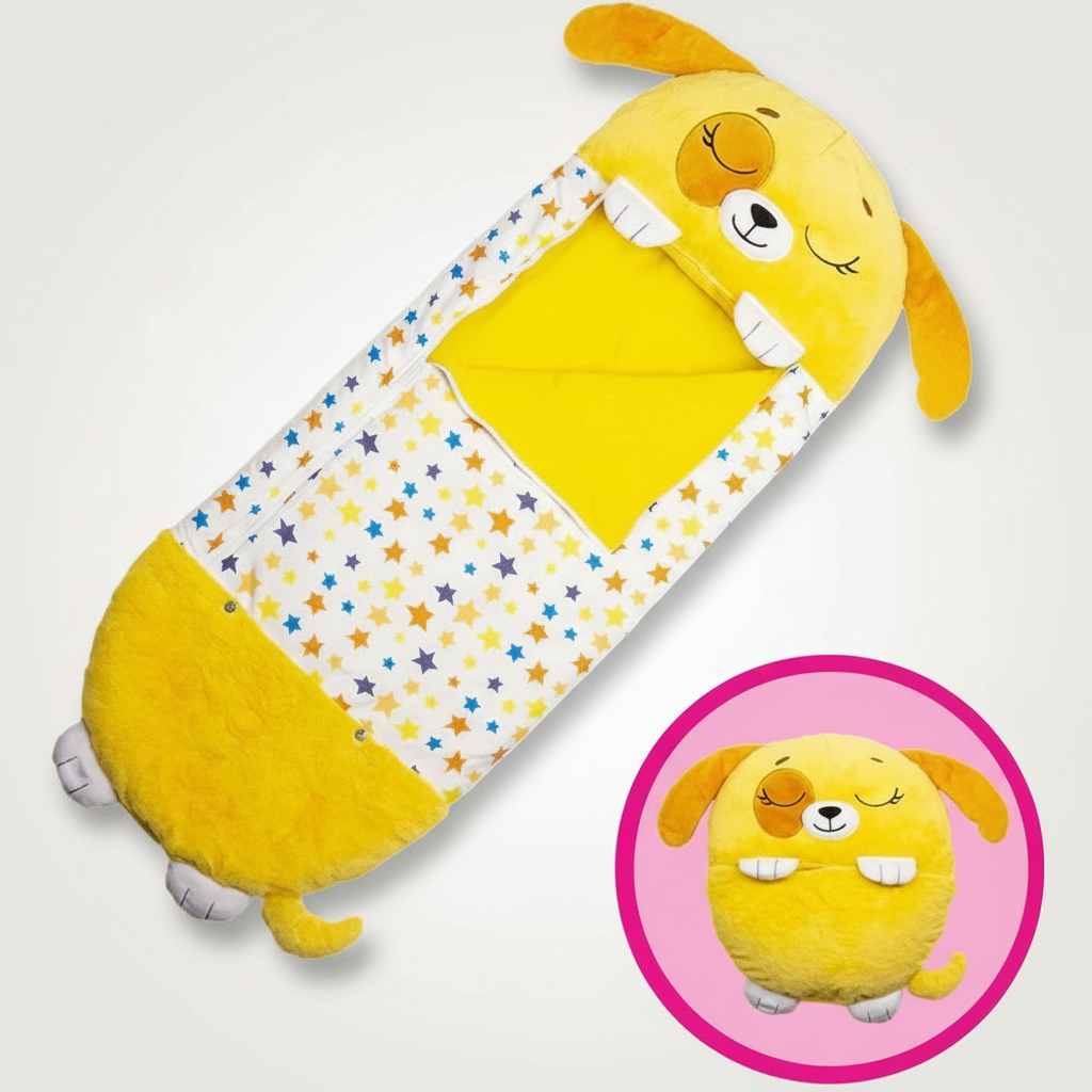 Foldable Animal-Shaped Sleeping Bag for Kids