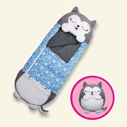 Foldable Animal-Shaped Sleeping Bag for Kids